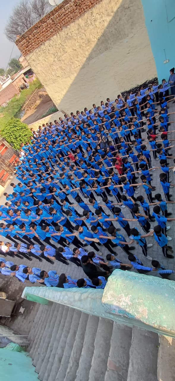 School campus view